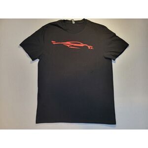 Chevrolet Corvette Z06 Silhouette Red Chevy Double-sided Mens‎ Shirt Large Black